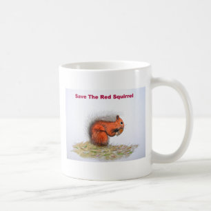 Mug Sauvez l'écureuil rouge