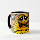 Mug Sauvez les abeilles (Devant gauche)
