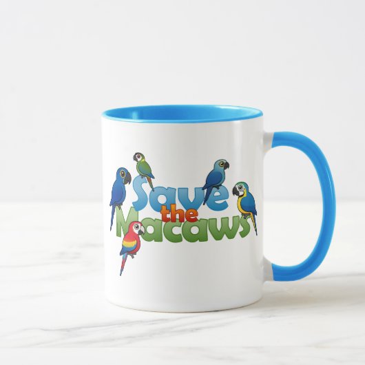 Mug Sauvez les aras (Droite)