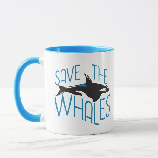 Mug Sauvez les baleines (Gauche)