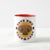 Mug Sauvez Les Éléphants (Centre)