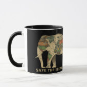 Mug Sauvez les éléphants (Gauche)