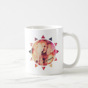 Mug Sauvez les éléphants, bébé éléphant soleil
