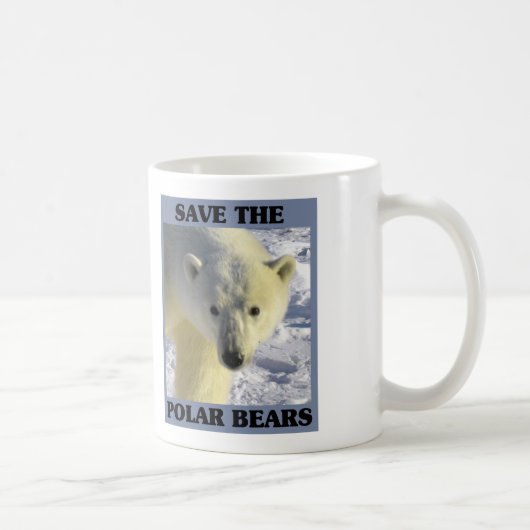 Mug Sauvez les ours blancs (Droite)