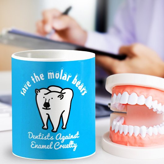 Mug Sauvez les ours molaires Dentiste Punny