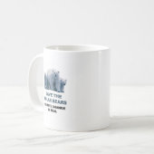 Mug Sauvez les ours polaires (Devant gauche)