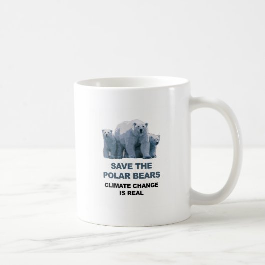 Mug Sauvez les ours polaires (Droite)