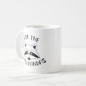Mug Sauvez Les Pandas Des Ordures (Devant gauche)