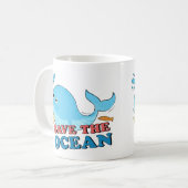 Mug Sauvez l'océan (Devant gauche)
