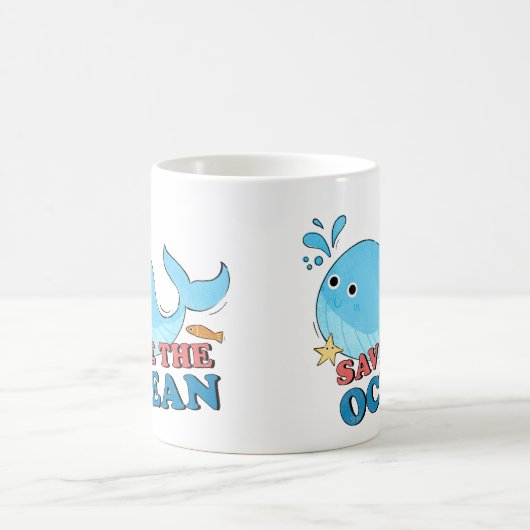 Mug Sauvez l'océan (Centre)