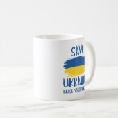 Mug Sauvez l'Ukraine pour faire entendre vos voix (Devant droit)