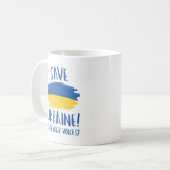 Mug Sauvez l'Ukraine pour faire entendre vos voix (Devant gauche)