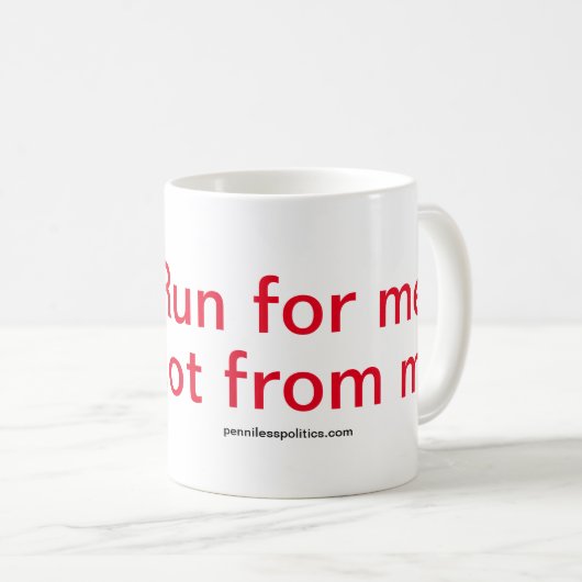 Mug Sauvez-moi (Devant droit)