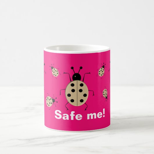 Mug Sauvez-moi ! Bizarre coloré, personnalisation (Centre)