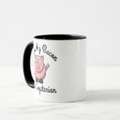 Mug Sauvez Mon Bacon Devenez Végétarien (Devant gauche)