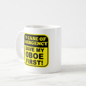 Mug Sauvez mon hautbois (Devant gauche)