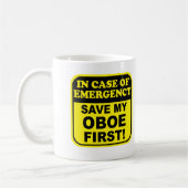Mug Sauvez mon hautbois (Gauche)