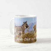 Mug Sauvez nos Burros sauvages (Devant gauche)
