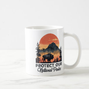 Mug Sauvez nos parcs nationaux Résister Service Bison 