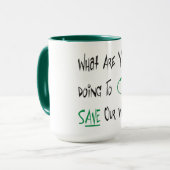 Mug Sauvez notre monde (Devant gauche)