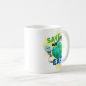 Mug Sauvez notre Terre (Devant droit)