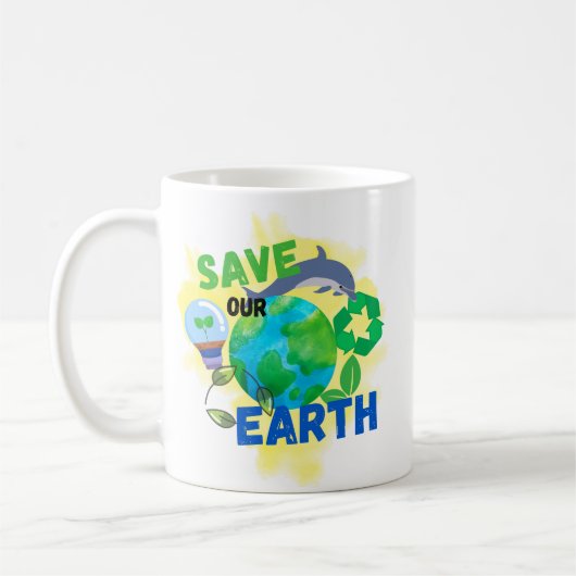 Mug Sauvez notre Terre (Gauche)