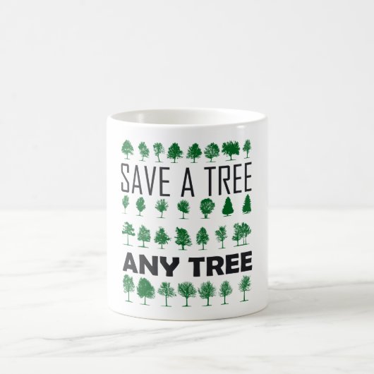 Mug Sauvez un arbre (Centre)