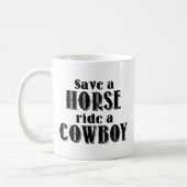 Mug Sauvez Un Cheval (Gauche)