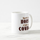 Mug Sauvez Un Cheval (Devant droit)