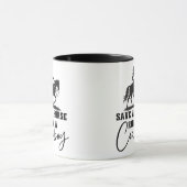 Mug Sauvez une balade à cheval sur un cowboy (Centre)