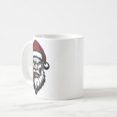 Mug Savage Santa Claus Smoking Cigar Christmas  (Devant gauche)