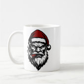 Mug Savage Santa Claus Smoking Cigar Christmas  (Gauche)