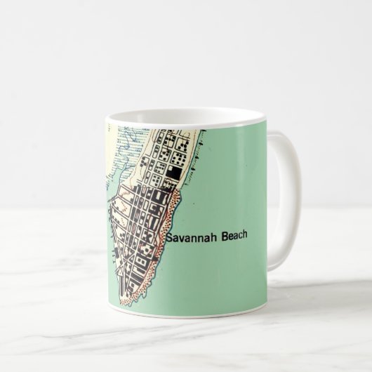 Mug Savannah Beach - Tybee Island  (Devant droit)