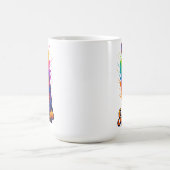 Mug Savannah Cat Pop Art - Conception dynamique de sci (Centre)