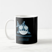Mug Savannah Georgia Nautical Coastal Fishing Bateau (Gauche)