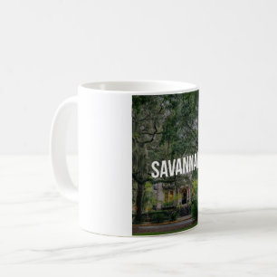 Mug Savannah Géorgie Maison Historique et Chênes Vifs