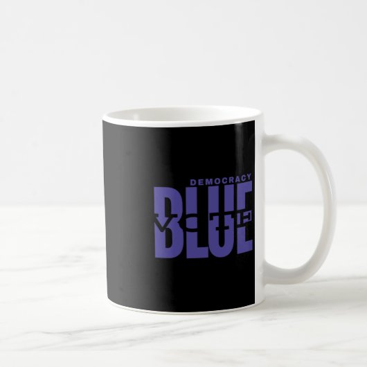 Mug Save Democracy - Vote Blue - Make Truth Great (Droite)