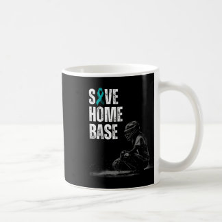 Mug Save Home Base Baseball Player Ovarienne Cancer Aw