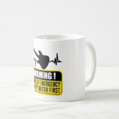 Mug Save My Guitar First - Funny Guitarist Cadeau  (Devant droit)