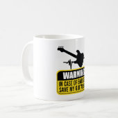 Mug Save My Guitar First - Funny Guitarist Cadeau  (Devant gauche)