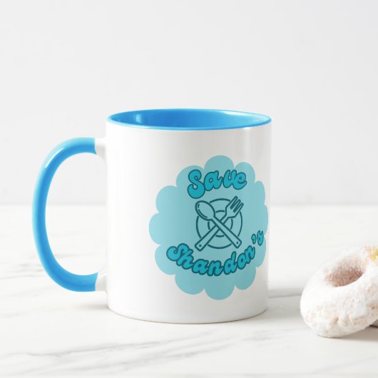 Mug SAVE SHANDON'S - Rob's Diner - The Crossing (Avec donut)