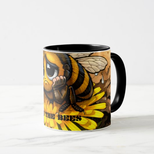 Mug Save the bees (Devant droit)
