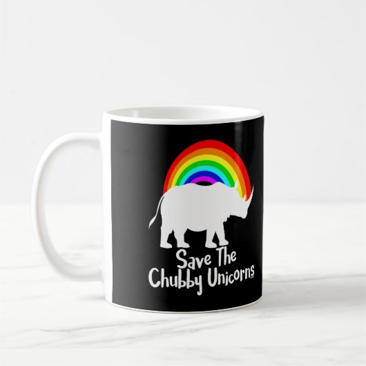 Mug Save The Chubby Unicorns (Gauche)