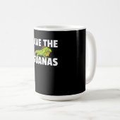 Mug Save The Iguanas Reptile Venin Lizard Hunter (Devant droit)