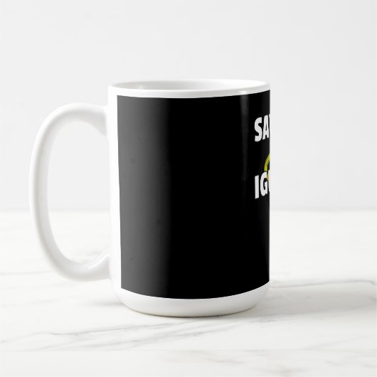 Mug Save The Iguanas Reptile Venin Lizard Hunter (Gauche)