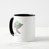 Mug Save the Planet - Sea Turtle Earth Edition (Devant gauche)
