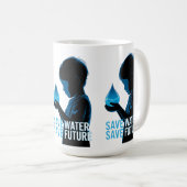 Mug Save Water Save Future (Devant droit)