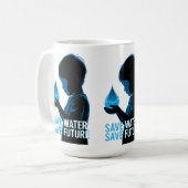 Mug Save Water Save Future (Devant gauche)