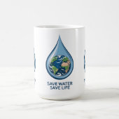 Mug Save Water Save Life (Centre)