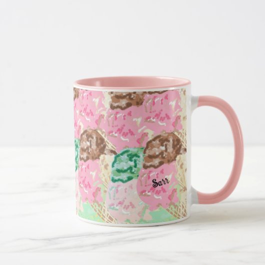 Mug : Saveurs de crème glacée (Droite)